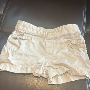 2T girls tan shorts
